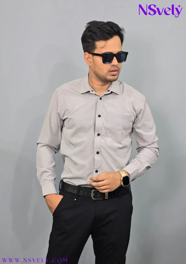 Full Sleeve Formal Shirt - Off White